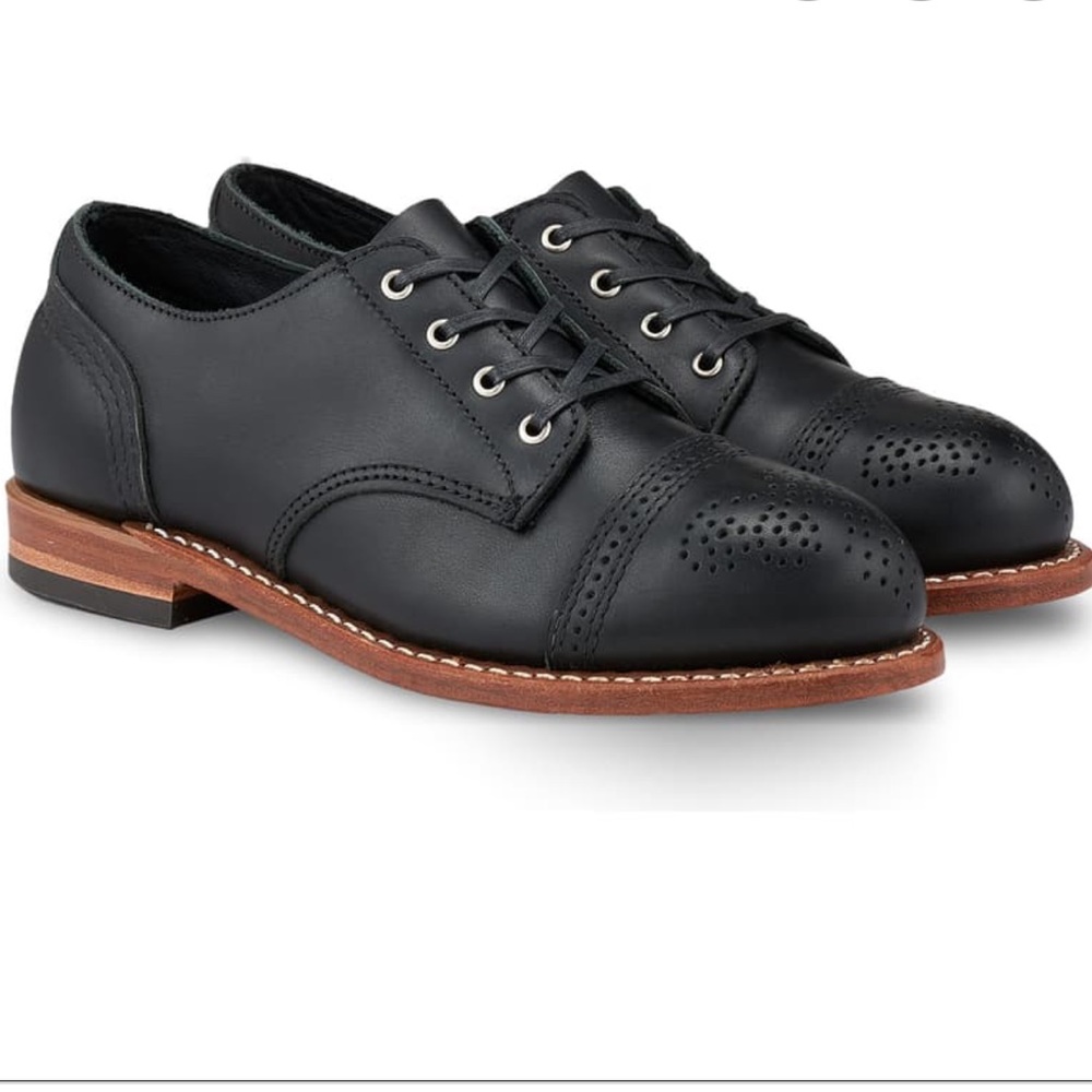 Red Wing Hazel Oxfords lace up shoes black 6 1/2
